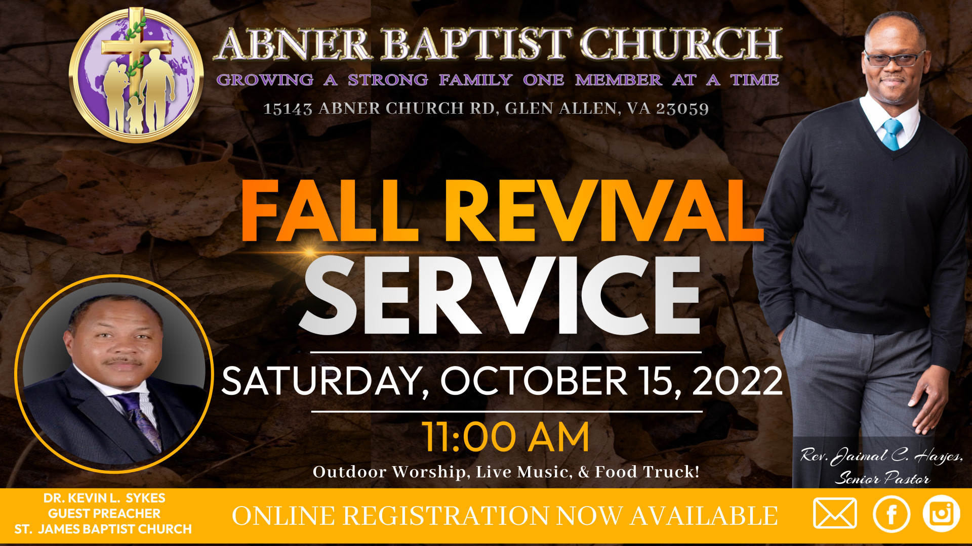 Online Registration - Abner Baptist Church